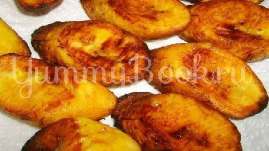 Рецепт бананов жареных