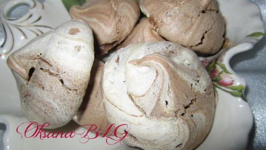 Рецепт шоколадного безе