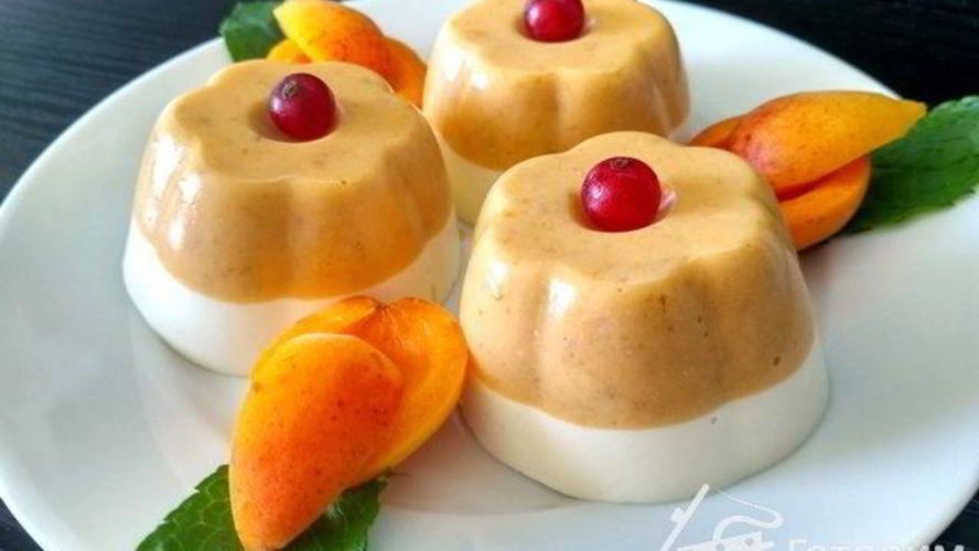 Рецепт десерта творожно-абрикосовый