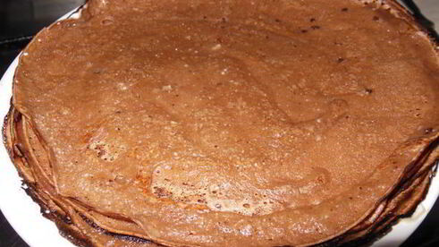 десертные блинчики полосатики