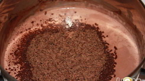 горячий шоколад на кокосовом молоке