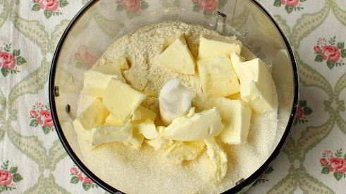 клубничный крамбл