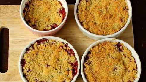 клубничный крамбл