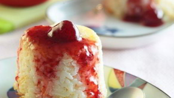 Рецепт Клубничного рисового пудинга