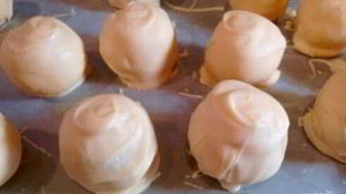 домашние кокосовые конфеты