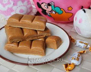 Ириски, домашние молочные конфеты