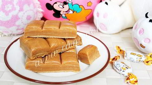 ириски, домашние молочные конфеты