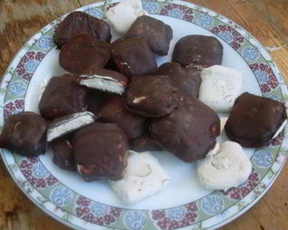 Конфетки Нуга в шоколаде