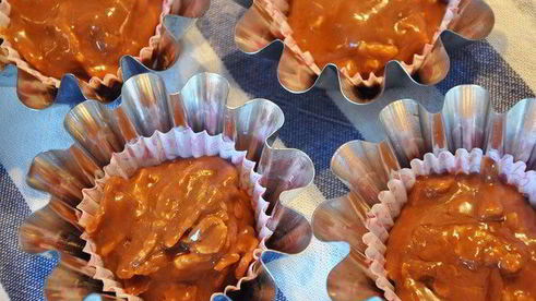 конфеты из шоколадных батончиков c кукурузными хлопьями