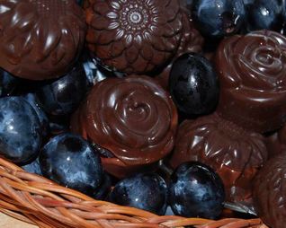 Конфеты с виноградом