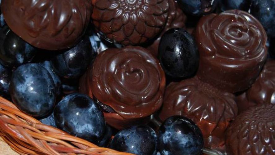 Рецепт конфет с виноградом