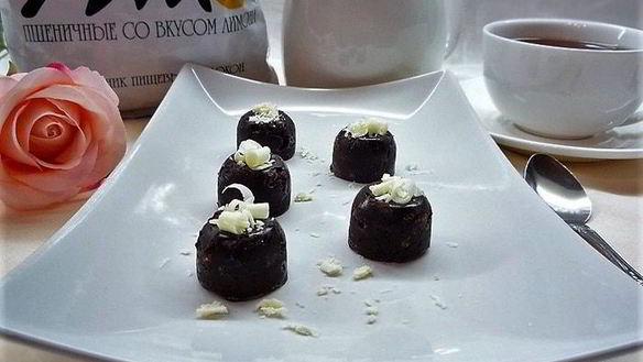 Рецепт Конфет с вяленой вишней и отрубями