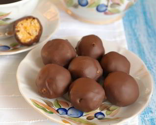 Конфеты Тыква в шоколаде