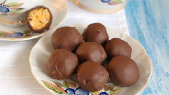 Рецепт Конфет Тыква в шоколаде