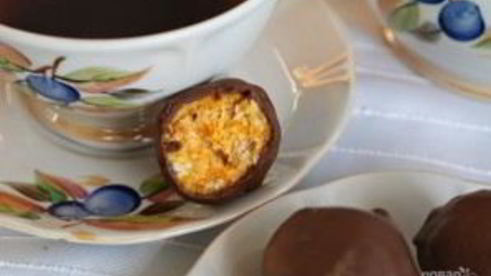 конфеты тыква в шоколаде