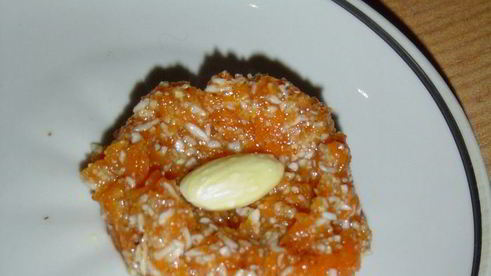 морковные конфетти