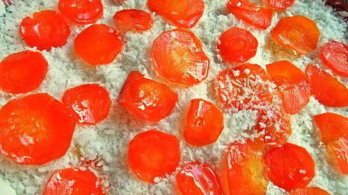 морковные конфеты в кокосе