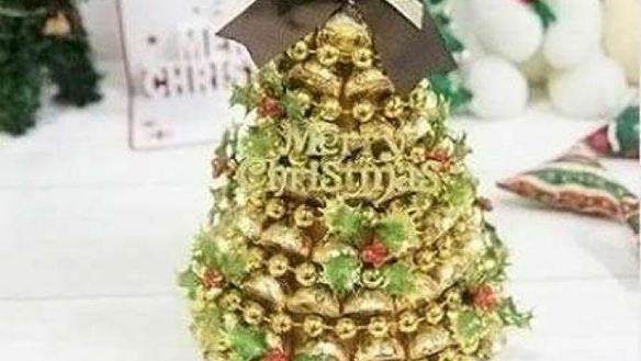 Рецепт Новогодней елки из конфет