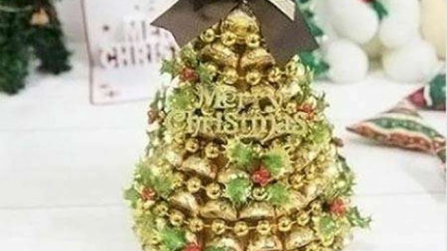 Рецепт новогодней елки из конфет