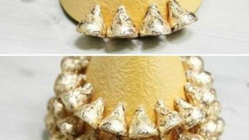 новогодняя елка из конфет