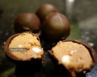 Нутовые конфеты с амаретто