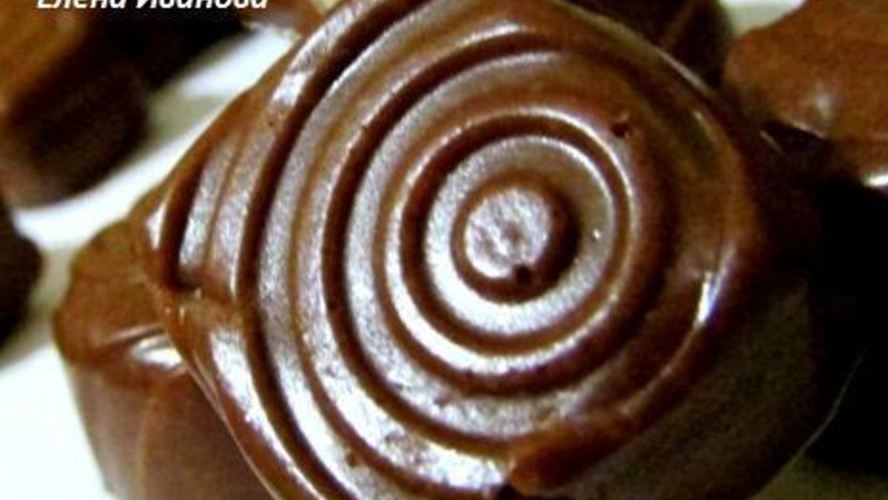 Рецепт шоколадна-желейных конфетки