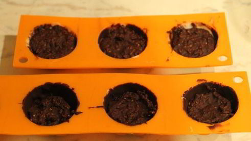 шоколадные конфеты с сезамом мраморные