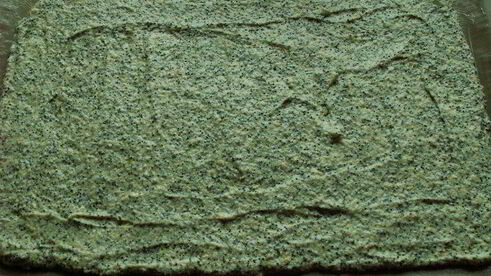 апельсиново-маковый рулет с кремом из маскарпоне