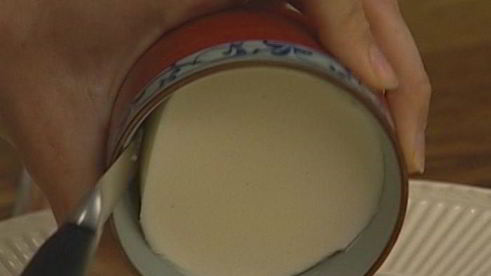 баварский крем с ягодным соусом