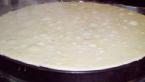 блинчики с шоколадным ореховым кремом