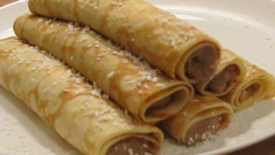 Рецепт блинчиков с заварным кремом