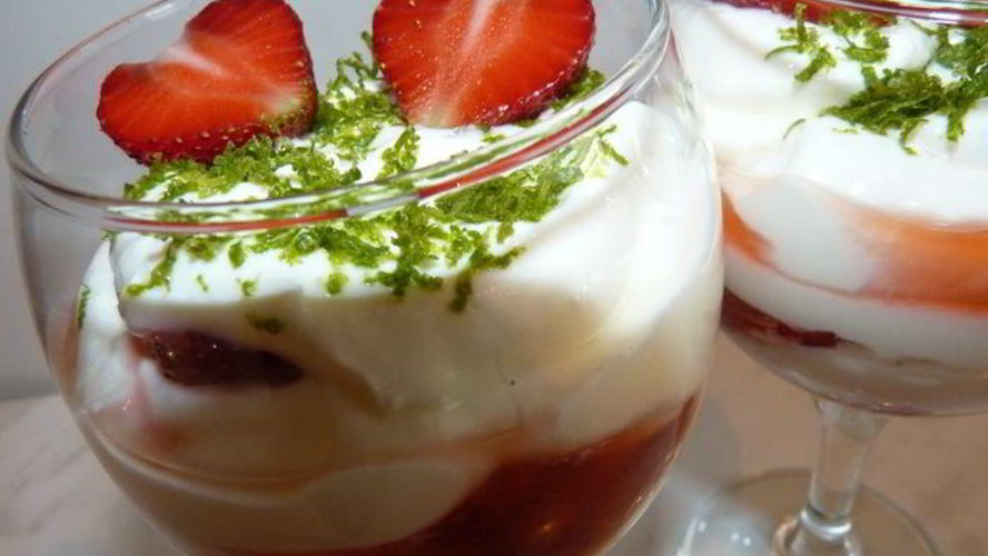 Рецепт клубники с кремом