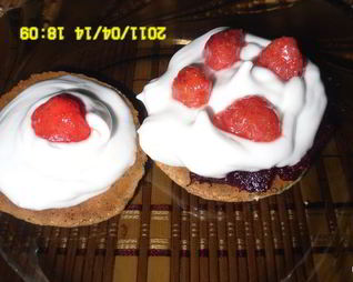 Кокосовые печеньки с воздушным кремом