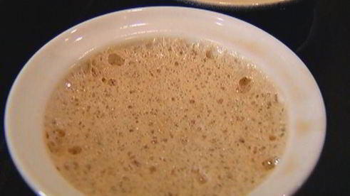 крем из молочного шоколада с тимьяном