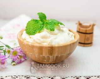 Крем творожный с желатином