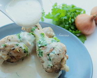 Куриные голени в крем-фреш