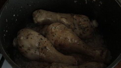 куриные голени в крем-фреш