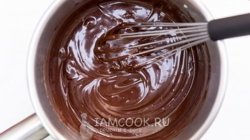 шоколадный крем на сливках