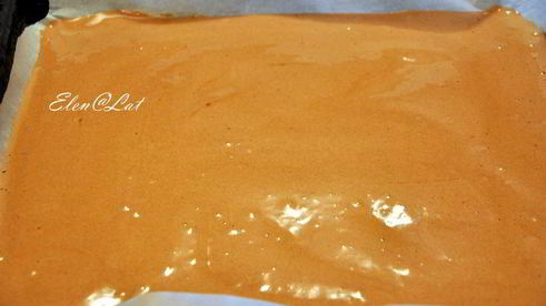 шоколадный рулет с кокосовым кремом