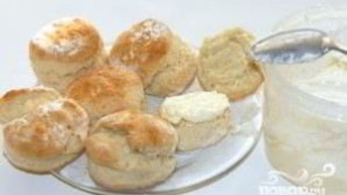 сконы со сливочным кремом