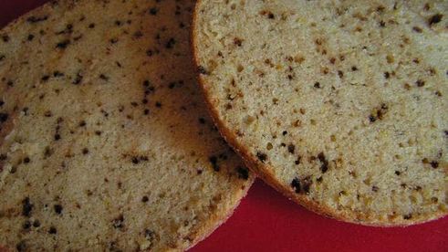 тортик с заварным лимонно-сгущенным кремом и сливками