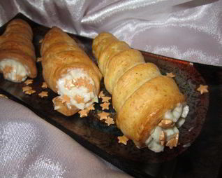 Трубочки с ореховым кремом