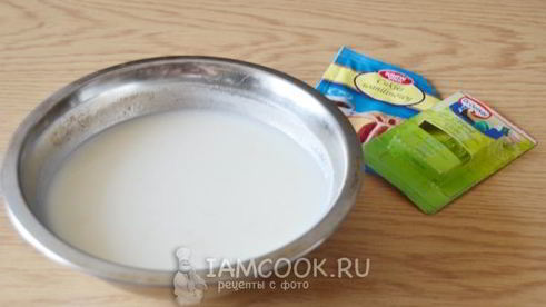 заварной крем на молоке