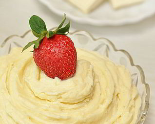 Заварной крем с белым шоколадом