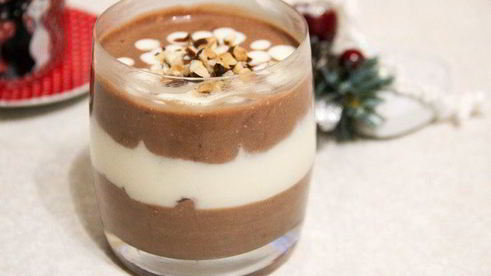 легкий шоколадно-творожный десерт