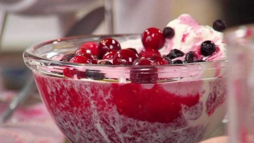 Рецепт быстрого десерта из мороженого