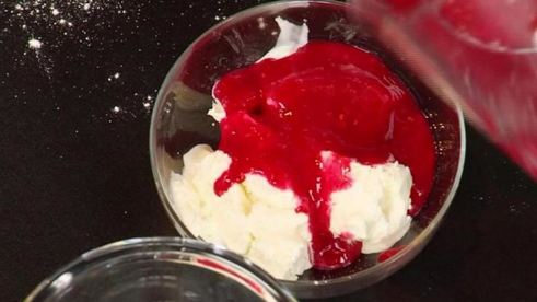 быстрый десерт из мороженого