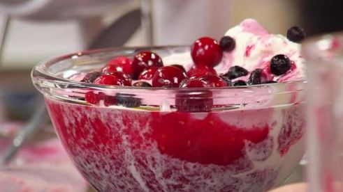 быстрый десерт из мороженого