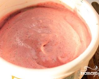 Десерт Клубничное мороженое