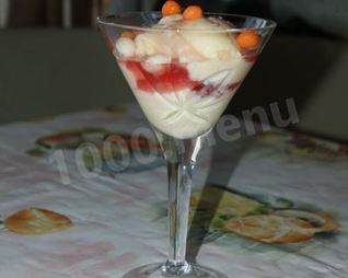 Домашнее молочное мороженое